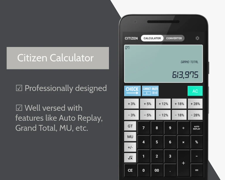 Citizen Calculator Plus Screenshot1