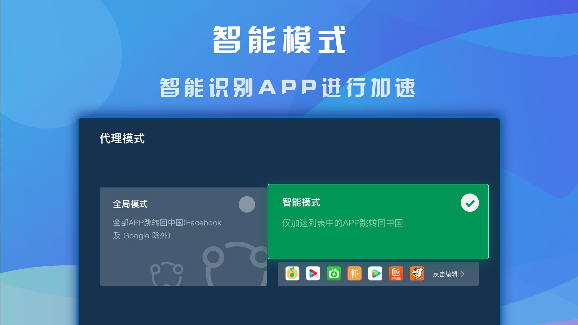 快帆TV版 - 海外华人回国加速器VPN，畅享大陆音乐视频 Screenshot8