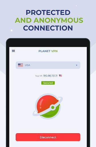 Free Planet VPN – fast & secure VPN Screenshot4