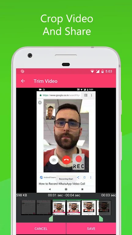 Video Call - Screen Recorder Screenshot3