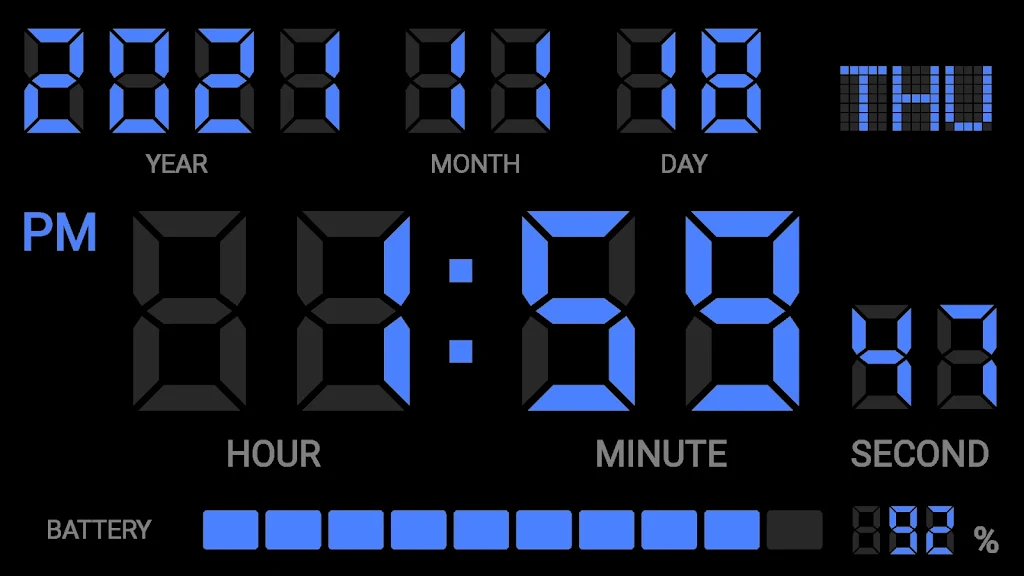 Simple Clock DIGITALCLOCK SHG3 Screenshot1