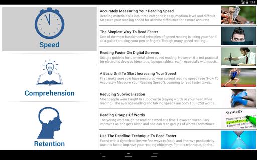 Speed Reading Tips Screenshot3