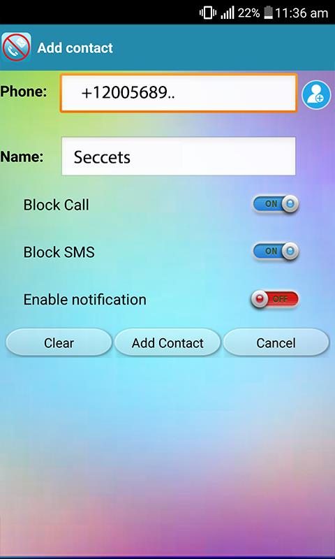 SMS blocker, call blocker Screenshot4