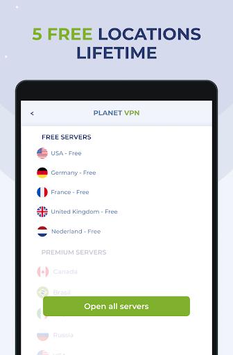 Free Planet VPN – fast & secure VPN Screenshot2
