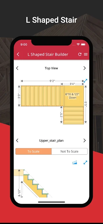 RedX Stairs - 3D Calculator Screenshot3