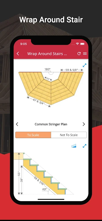 RedX Stairs - 3D Calculator Screenshot4