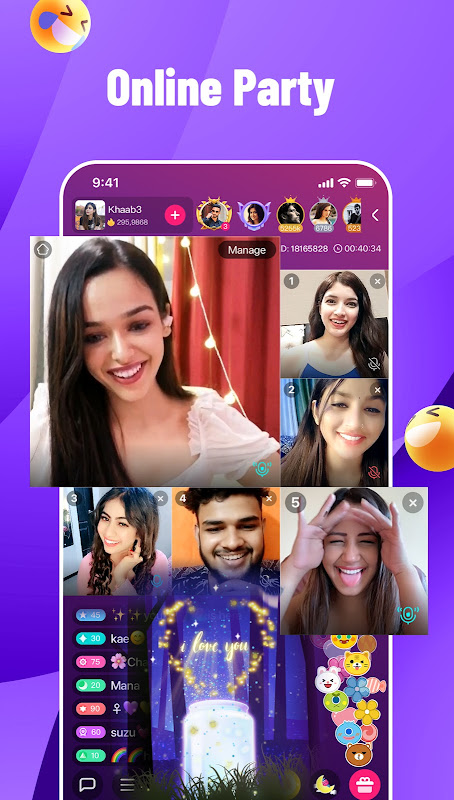 MeMe Live － Live Stream Video Chat & Make Friends Screenshot2