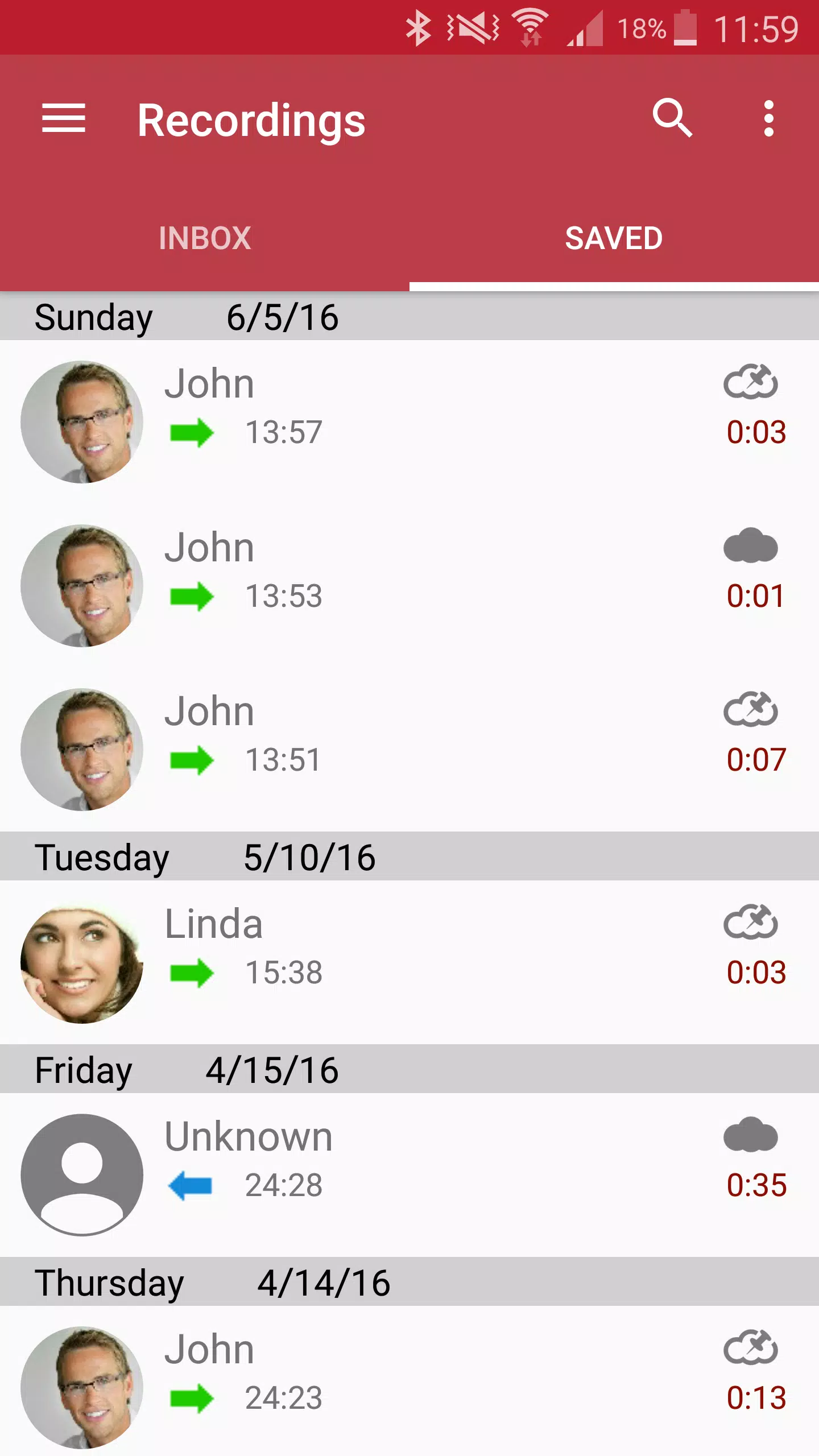 Automatic Call Recorder Screenshot2