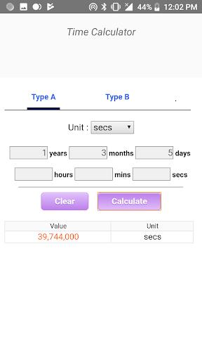 Age & Time Calculator Screenshot4