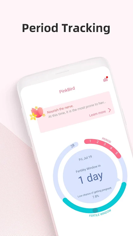 PinkBird Period Tracker Screenshot1