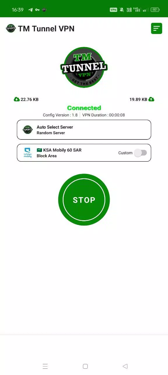 TM Tunnel VPN - Fast & Secure Screenshot3