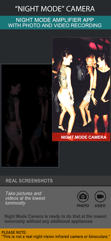 Night Vision Camera (Photo and Video) Screenshot3