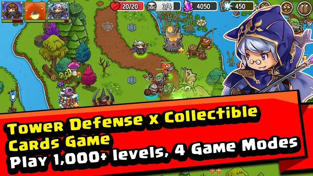 Crazy Defense Heroes Screenshot1