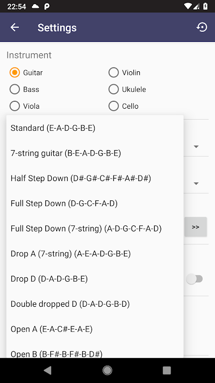 Strobe Tuner Pro: Guitar Tuner Screenshot2