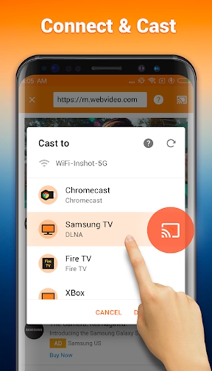 Cast Web Video: Chromecast, cast web browser to tv Screenshot3