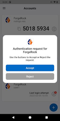 ForgeRock Authenticator Screenshot4