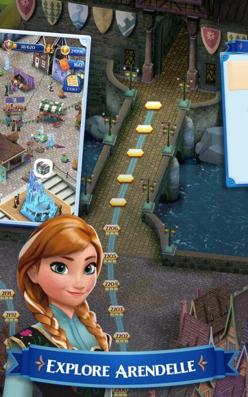 Disney Frozen Free Fall Screenshot4