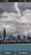 Thunderstorm Chicago - LWP Screenshot2