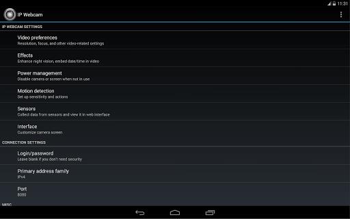 IP Webcam Screenshot2