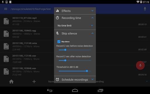 RecForge II - Audio Recorder Screenshot4