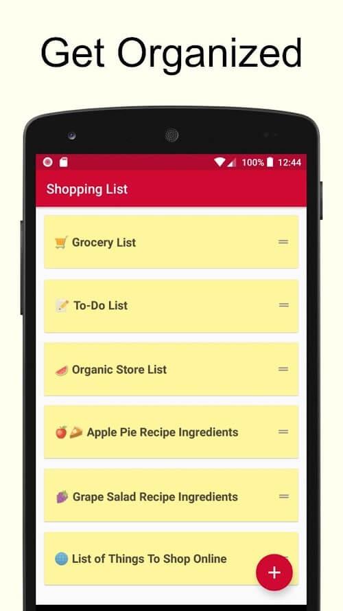 Shopping List Screenshot1