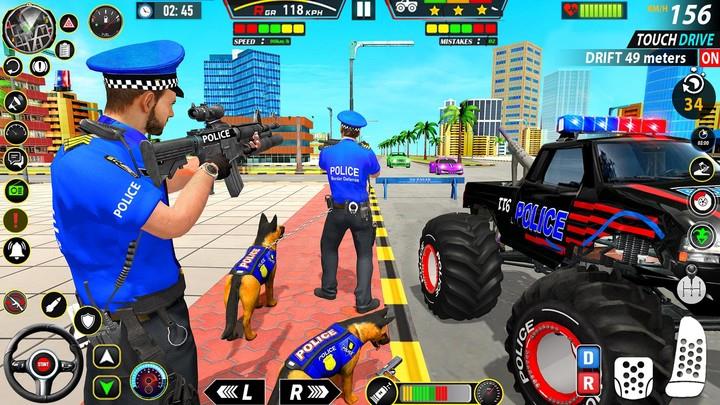 Police Monster Truck Car Games Screenshot1