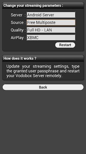 My VODOBOX Android Server Screenshot3