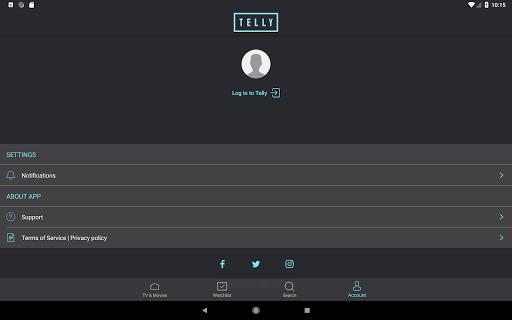 Telly - Watch TV & Movies Screenshot1