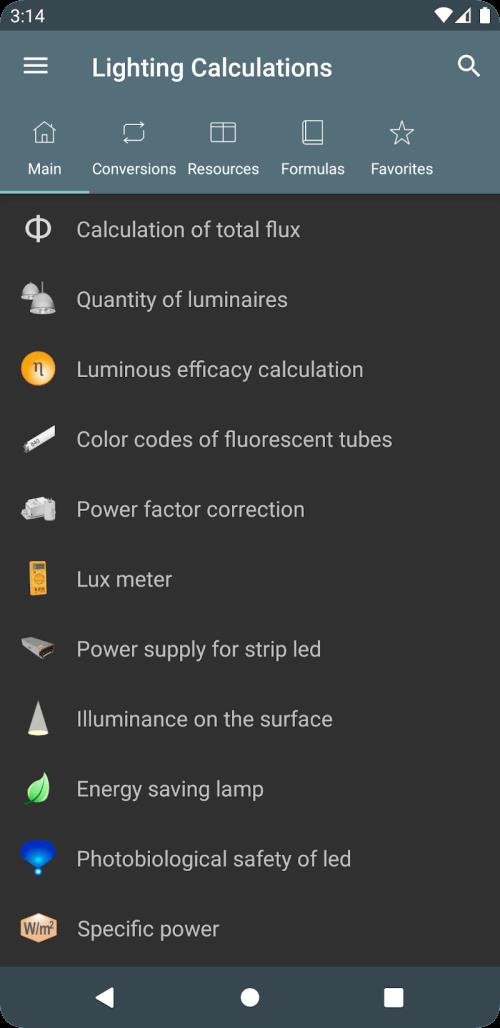 Lighting Calculations Screenshot4