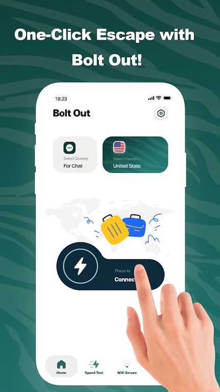 Bolt Out - Safe & Fast VPN Screenshot1