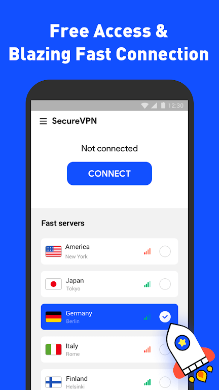 Secure VPN— FAST Screenshot1