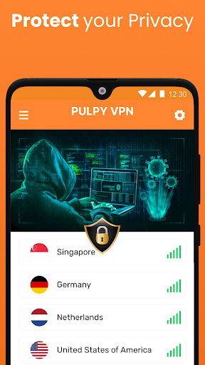 Pulpy VPN Unlimited VPN Proxy Screenshot4