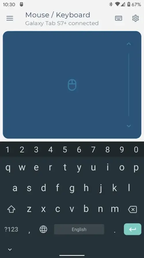 Bluetooth Keyboard & Mouse Screenshot2