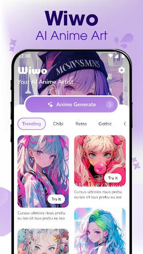 Wiwo: AI Anime Art Screenshot1