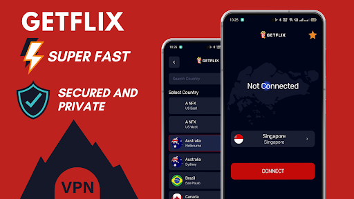 Getflix - Fast VPN Proxy Screenshot1