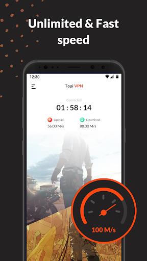 TopiVPN: Fast, Secure, Unlimit Screenshot2