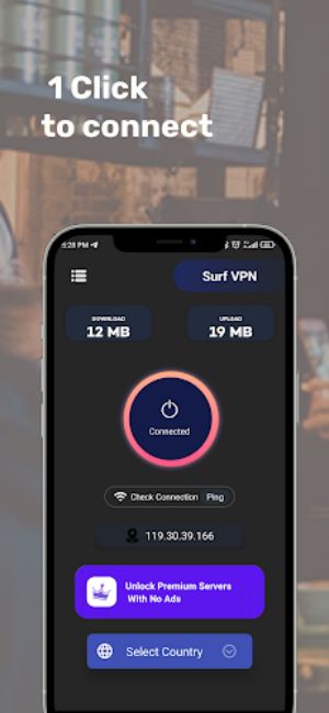 Surf VPN - Secure Surfing Screenshot3