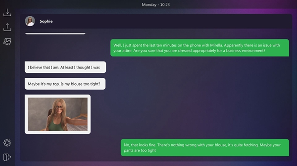 Dirty Texts – New Intern Screenshot1