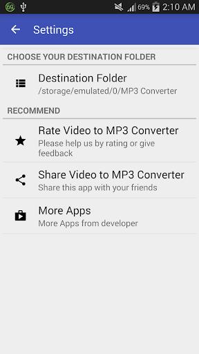 Video to MP3 Converter - MP3 Tagger Screenshot2