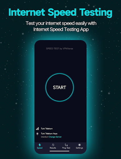 Internet Speed Test - VPNVerse Screenshot1