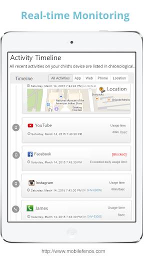 Mobile Fence Parental Control Screenshot1