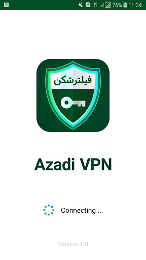 فیلترشکن پرسرعت وقوی Azadi VPN Screenshot1