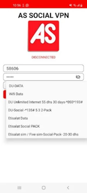 AS SOCIAL VPN Screenshot3