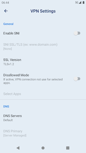 NDEV TLS VPN Screenshot4