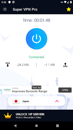 Super VPN Pro Secure VPN Proxy Screenshot1