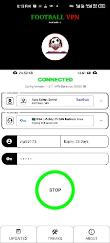Football Vpn Screenshot1