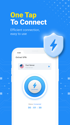 Onlinet VPN - Fast&Secure Screenshot2