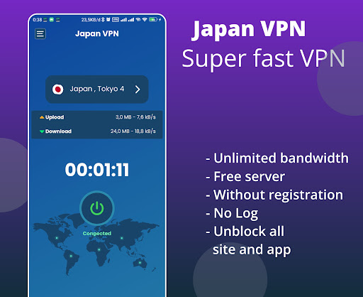 Japan VPN - Use Japan Proxy Ip Screenshot1