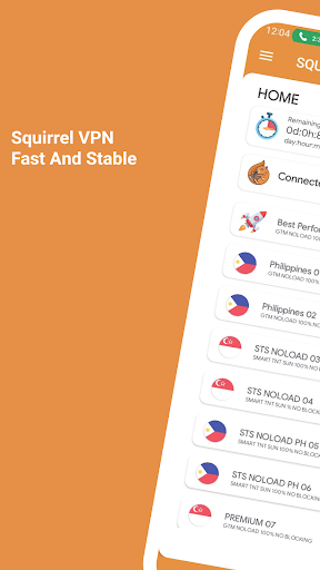 SQUIRREL VPN Screenshot1