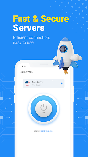 Onlinet VPN - Fast&Secure Screenshot1